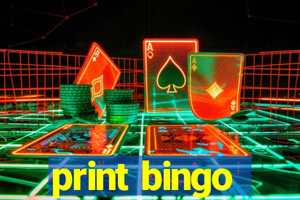 print bingo